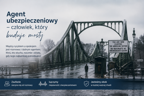 Czarno-białe zdjęcie nawiązujące do filmu „Most szpiegów”